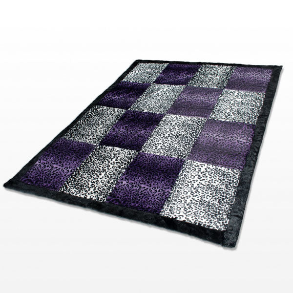 Onitiva - [Devil Nut] Animal Style Patchwork Throw Blanket (61 by 86.6 inches)