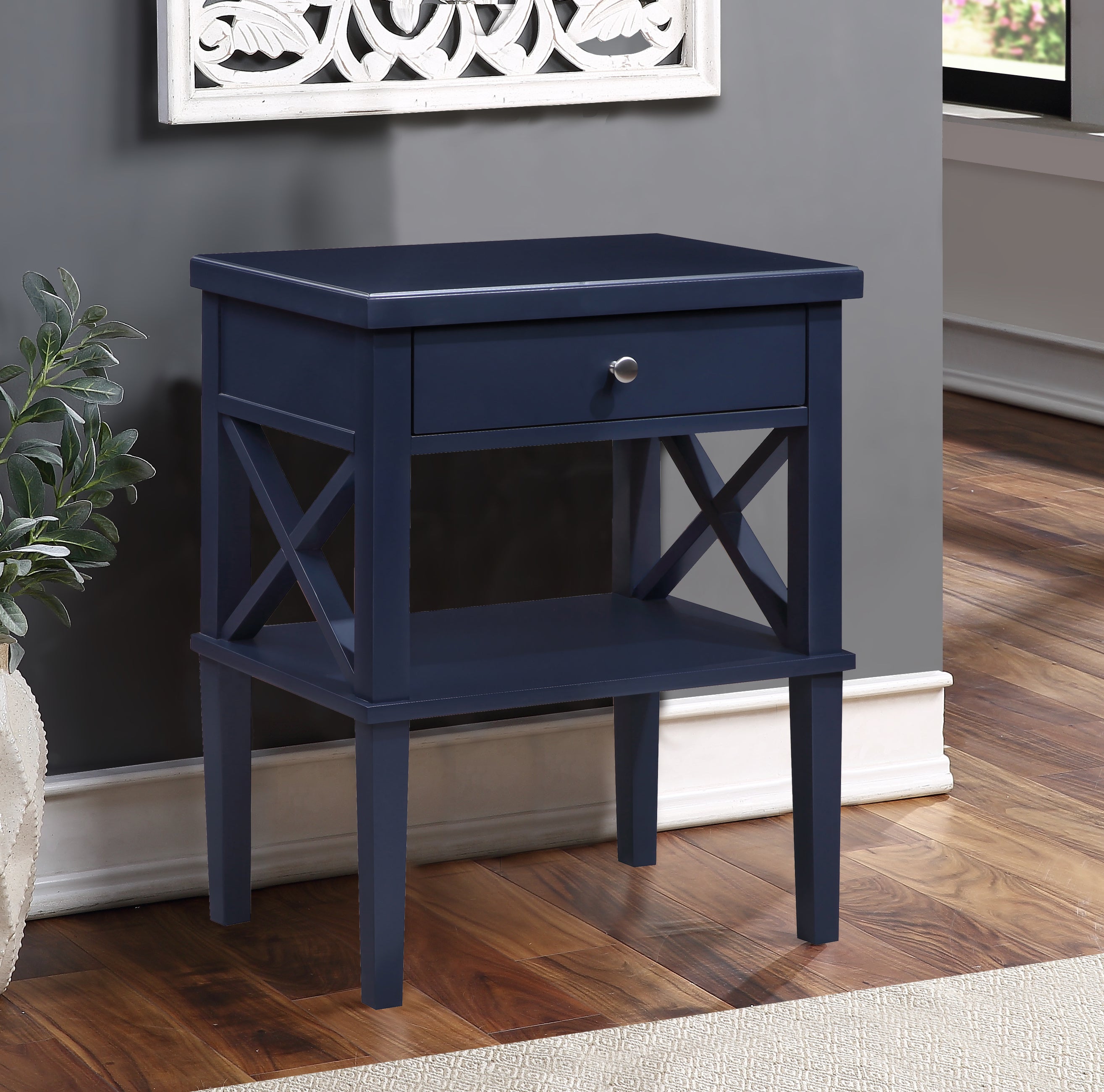 Madison Midnight Blue Nightstand