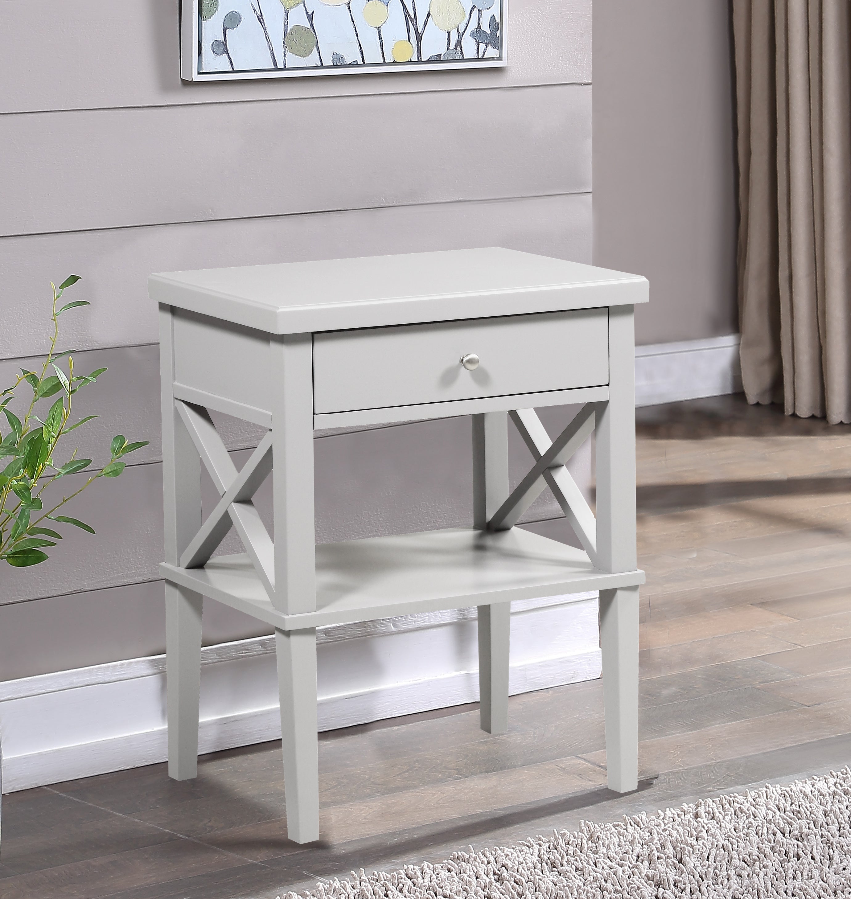 Madison Dove Gray Nightstand