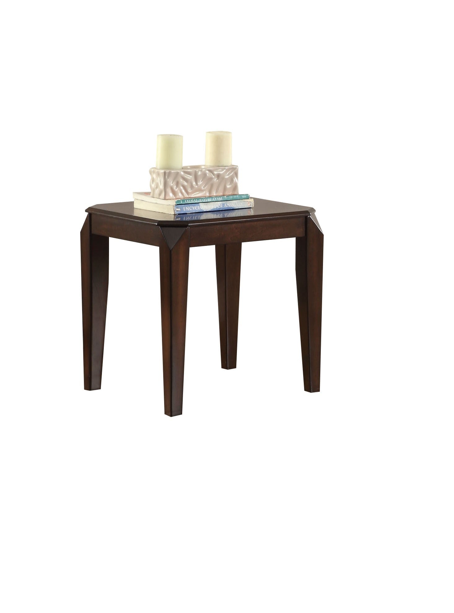 ACME Docila End Table in Walnut 80662