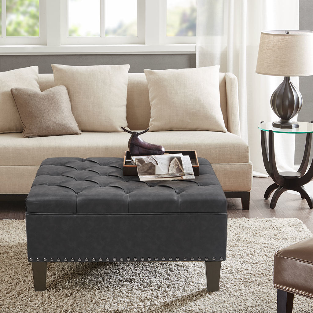 Tufted Square Cocktail Ottoman