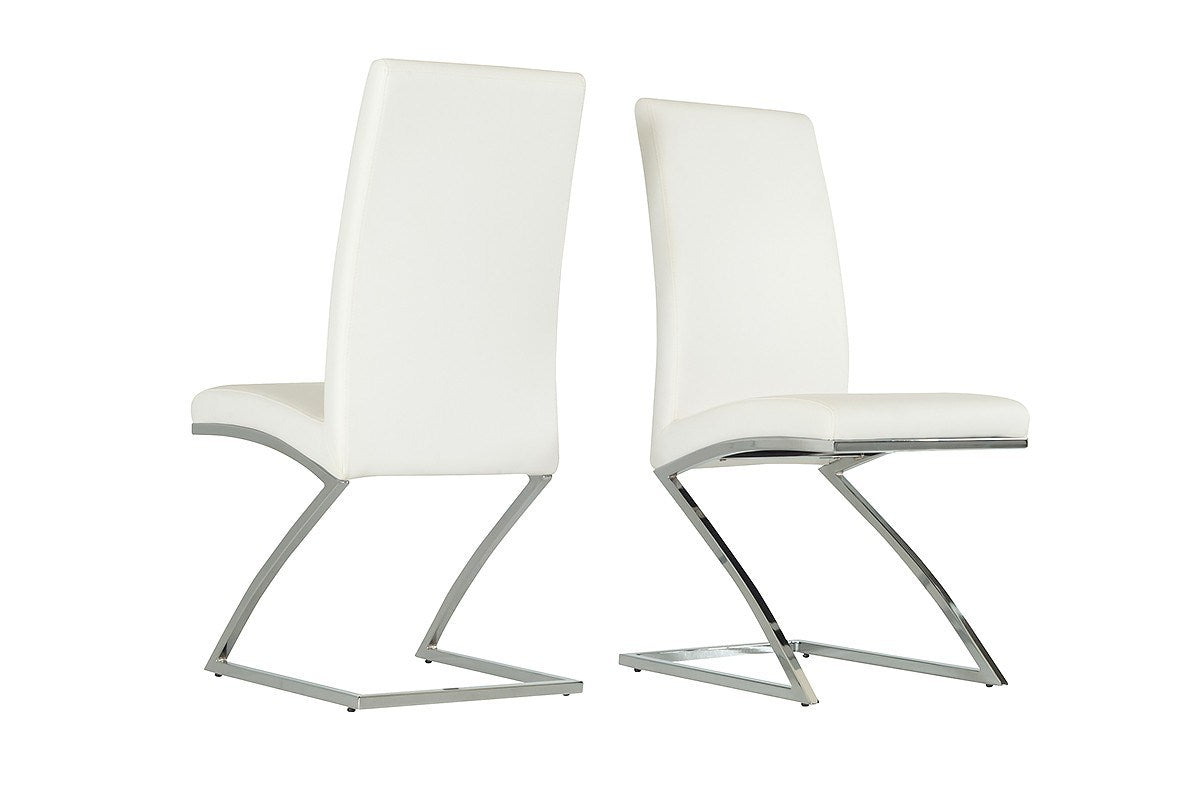 Angora - Modern White Dining Chair (Set of 2)