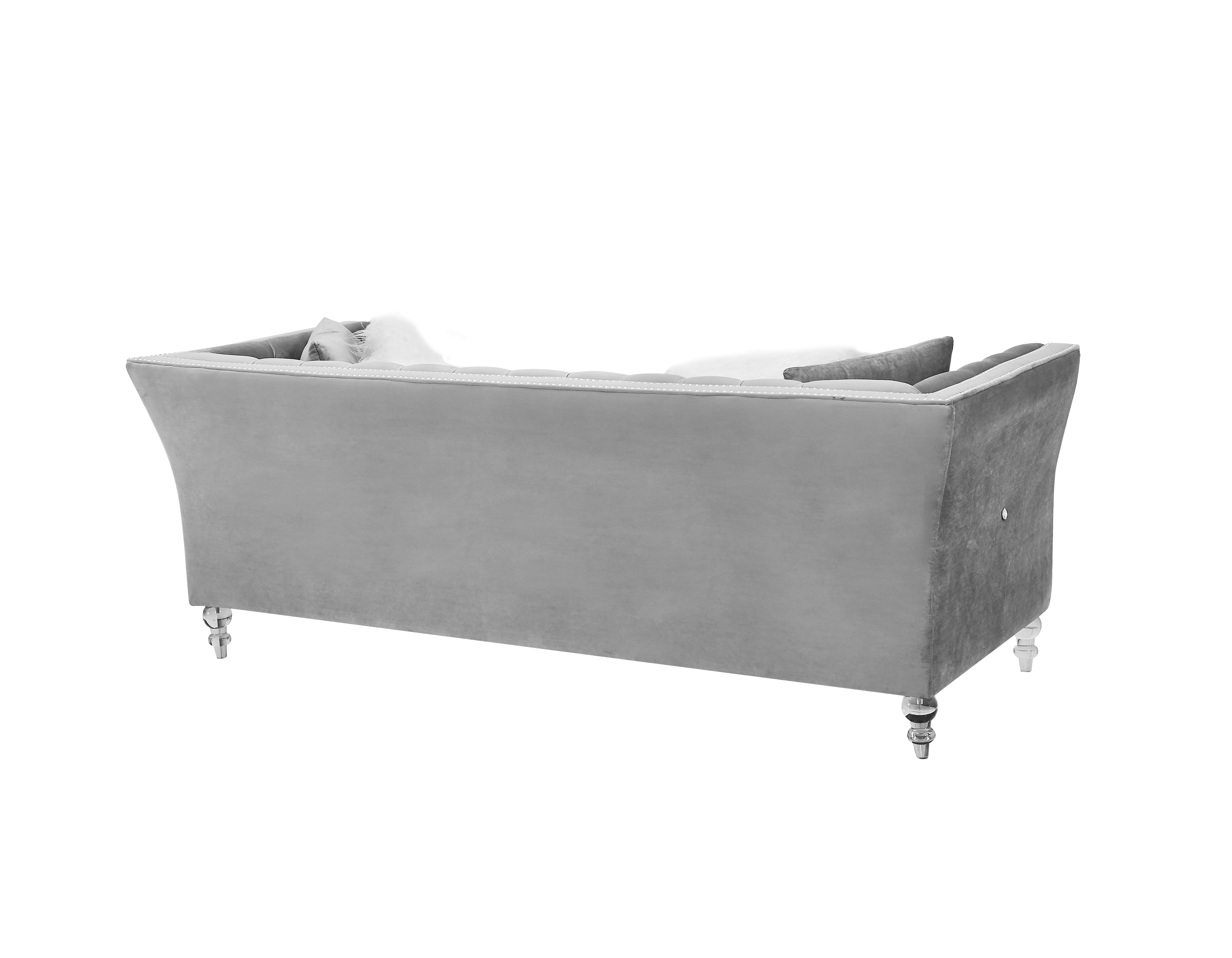 L8085B Two-seat sofa gray