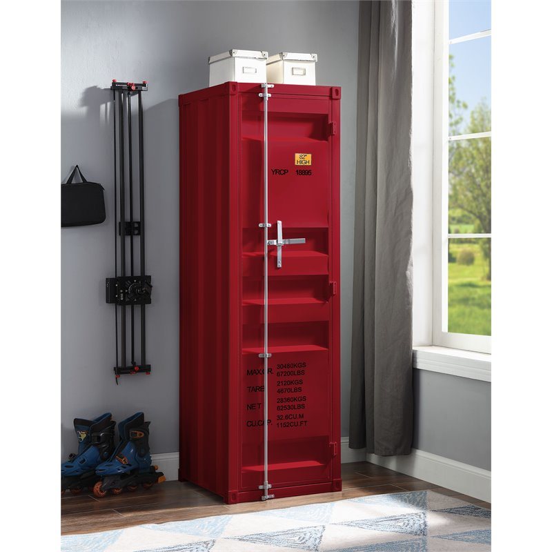 ACME Cargo Wardrobe (Single Door), Red 35955