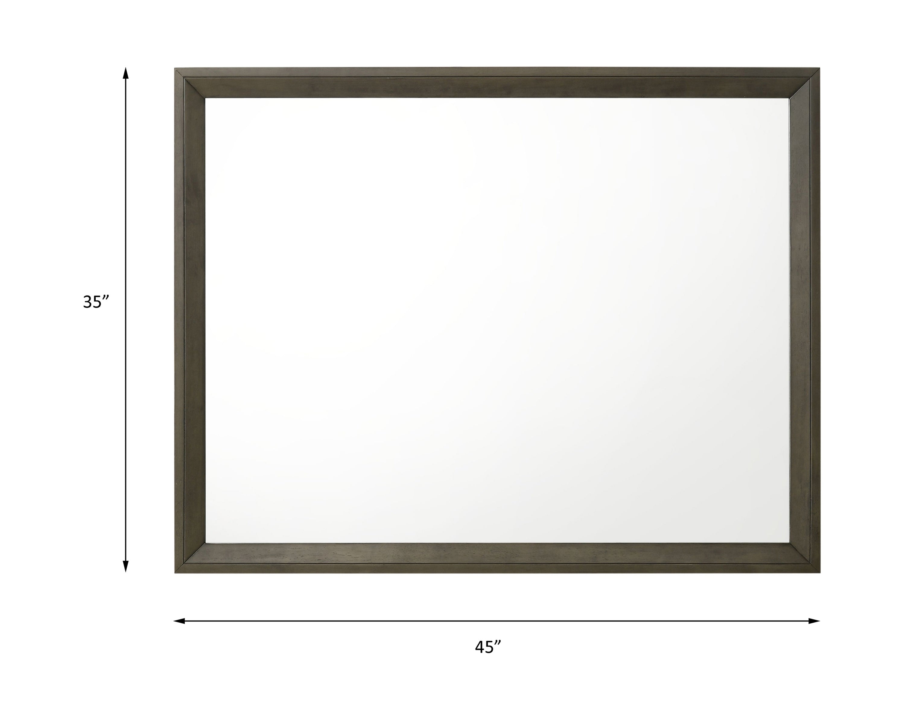 ACME Ilana Mirror, Gray Finish 28474