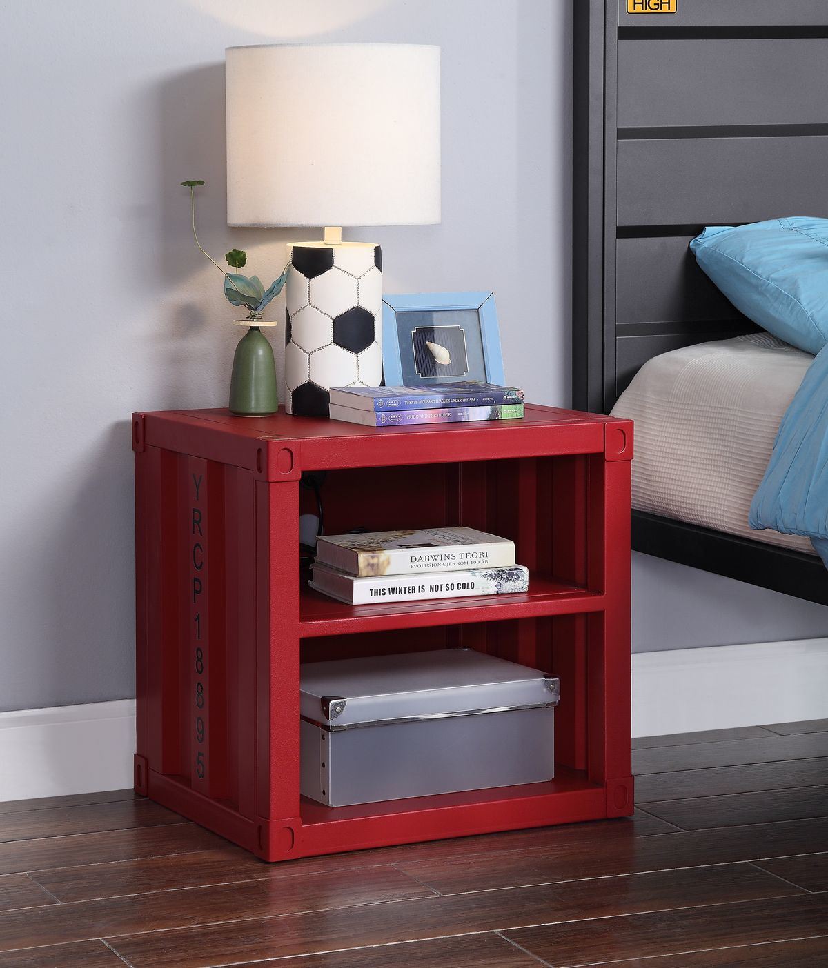 ACME Cargo Nightstand (USB), Red 35951