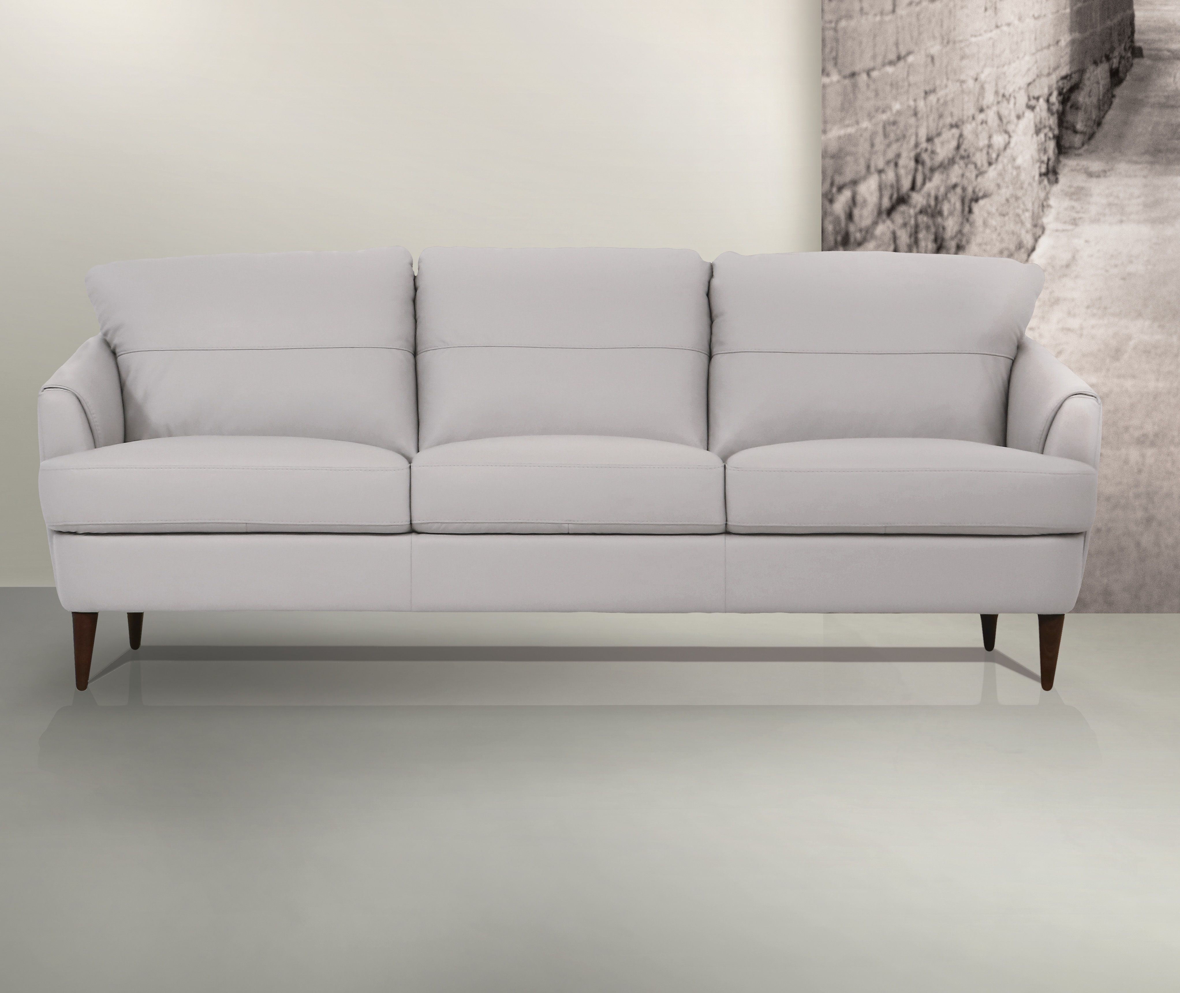 ACME Helena Sofa, Pearl Gray Leather 54575