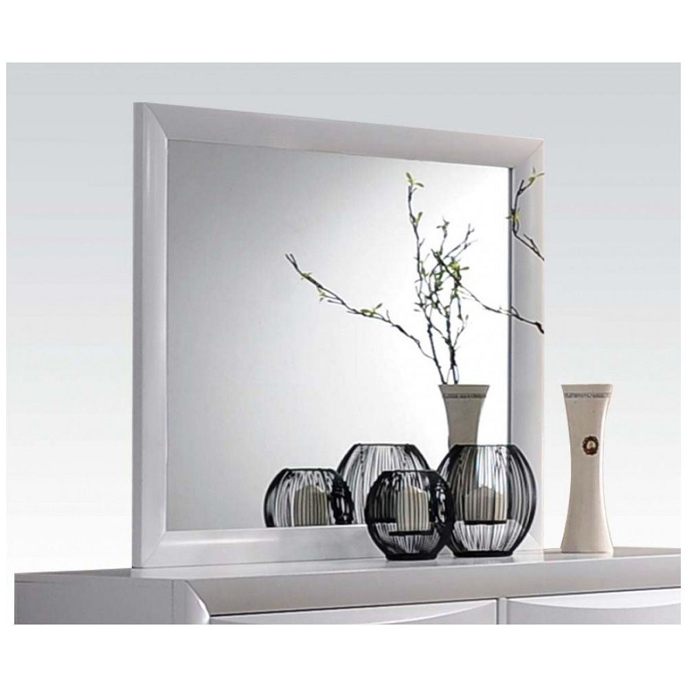 ACME Ireland Mirror in White 21705