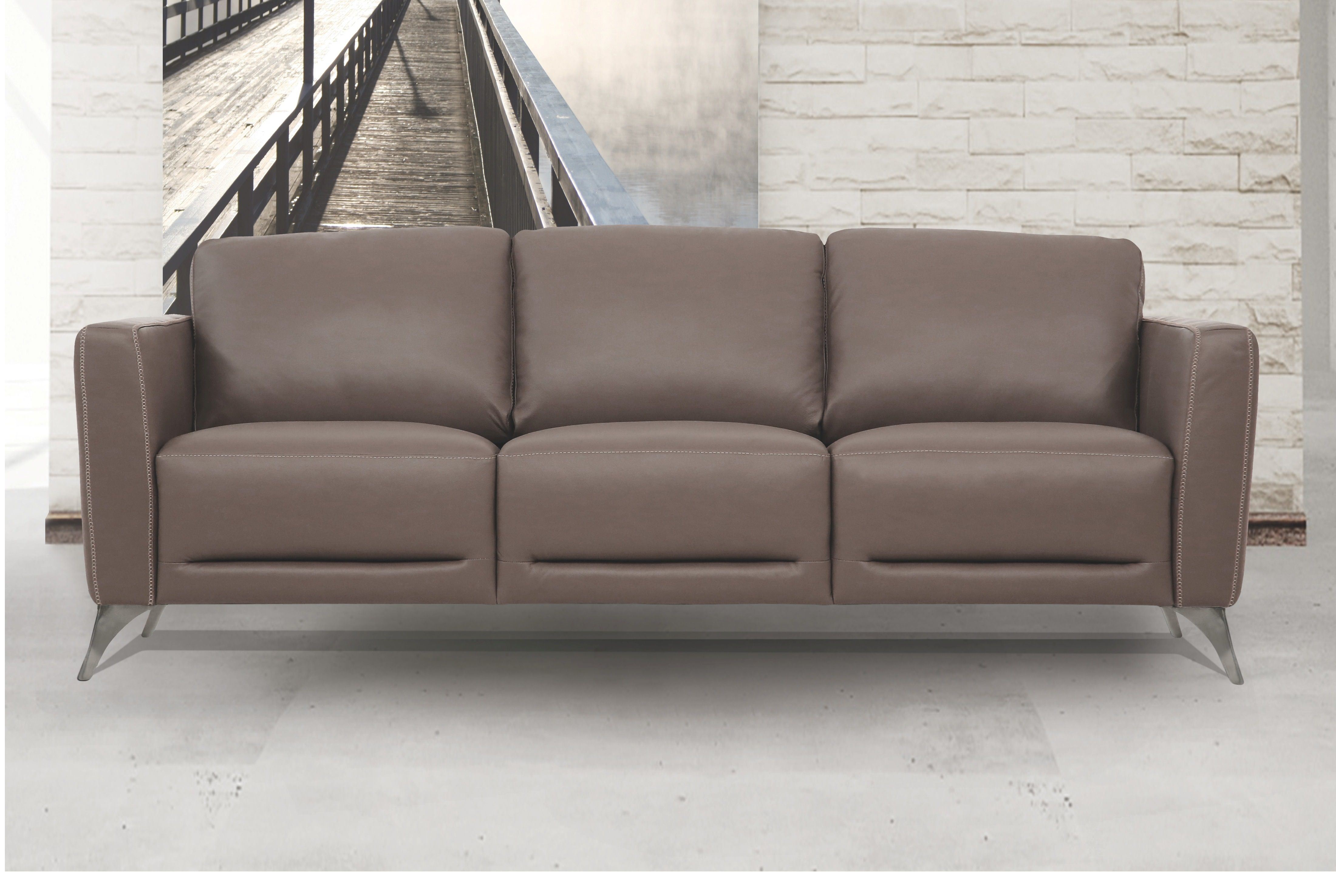 ACME Malaga Sofa, Taupe Leather 55000