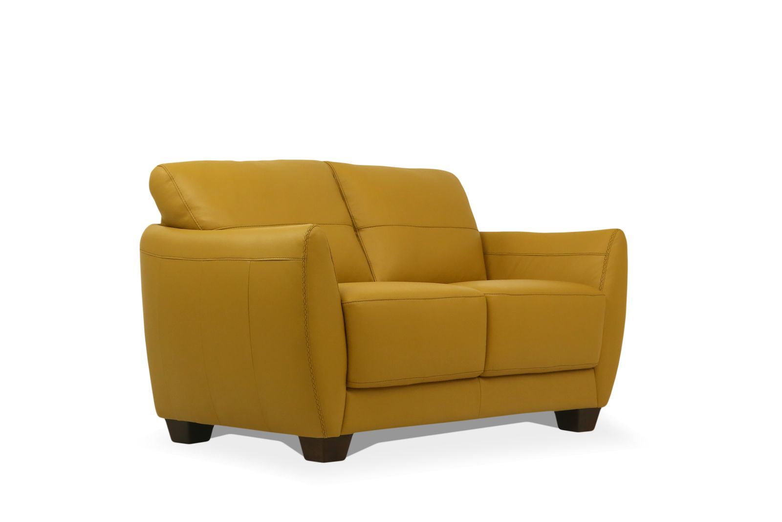 ACME Valeria Loveseat, Mustard Leather 54946