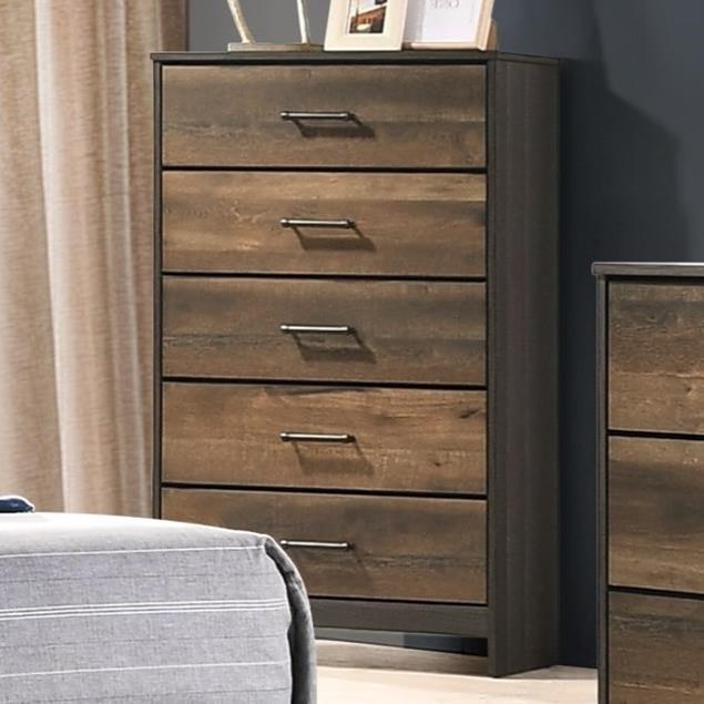 ACME Elettra Chest, Rustic Walnut 24856