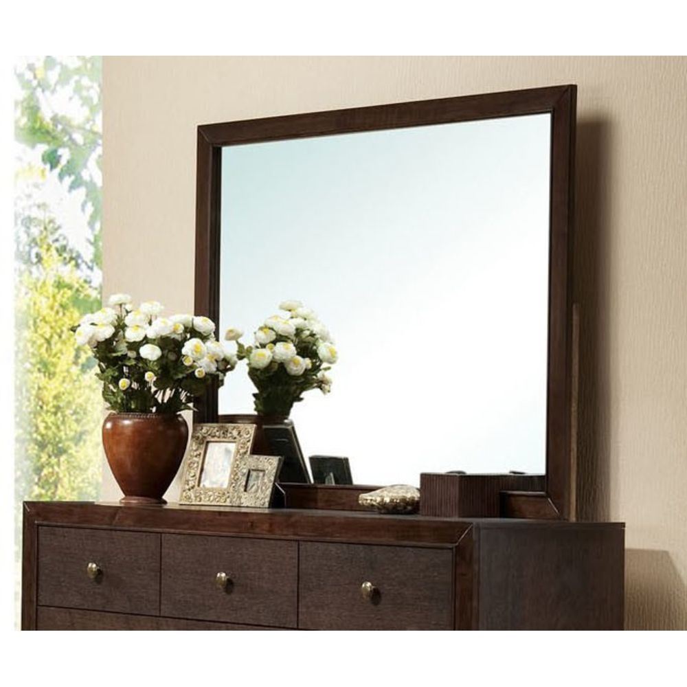 ACME Madison Mirror in Espresso 19574