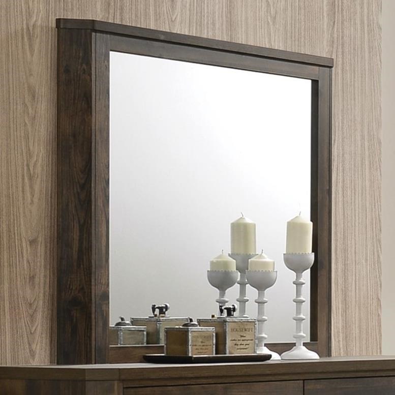 ACME Elettra Mirror, Rustic Walnut 24854