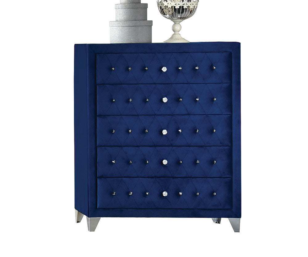 ACME Dante Chest, Blue Velvet 24226