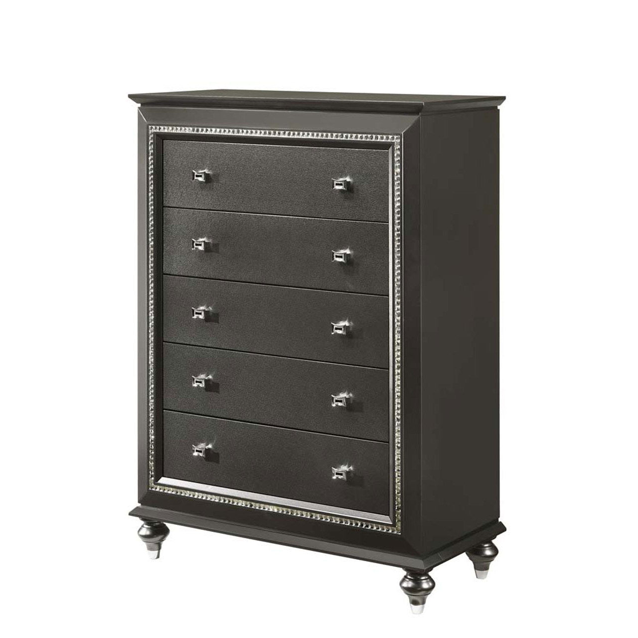 ACME Kaitlyn Chest, Metallic Gray 27286