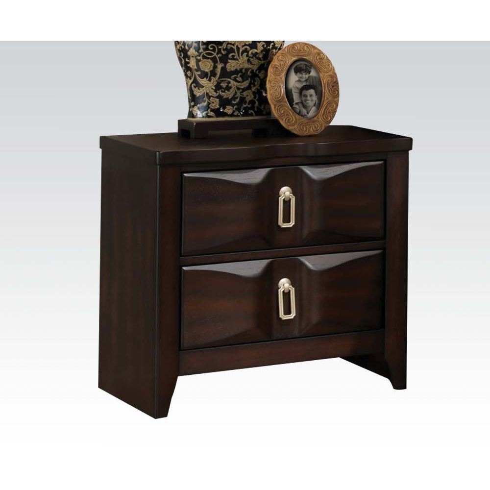 ACME Lancaster Nightstand in Espresso 24573