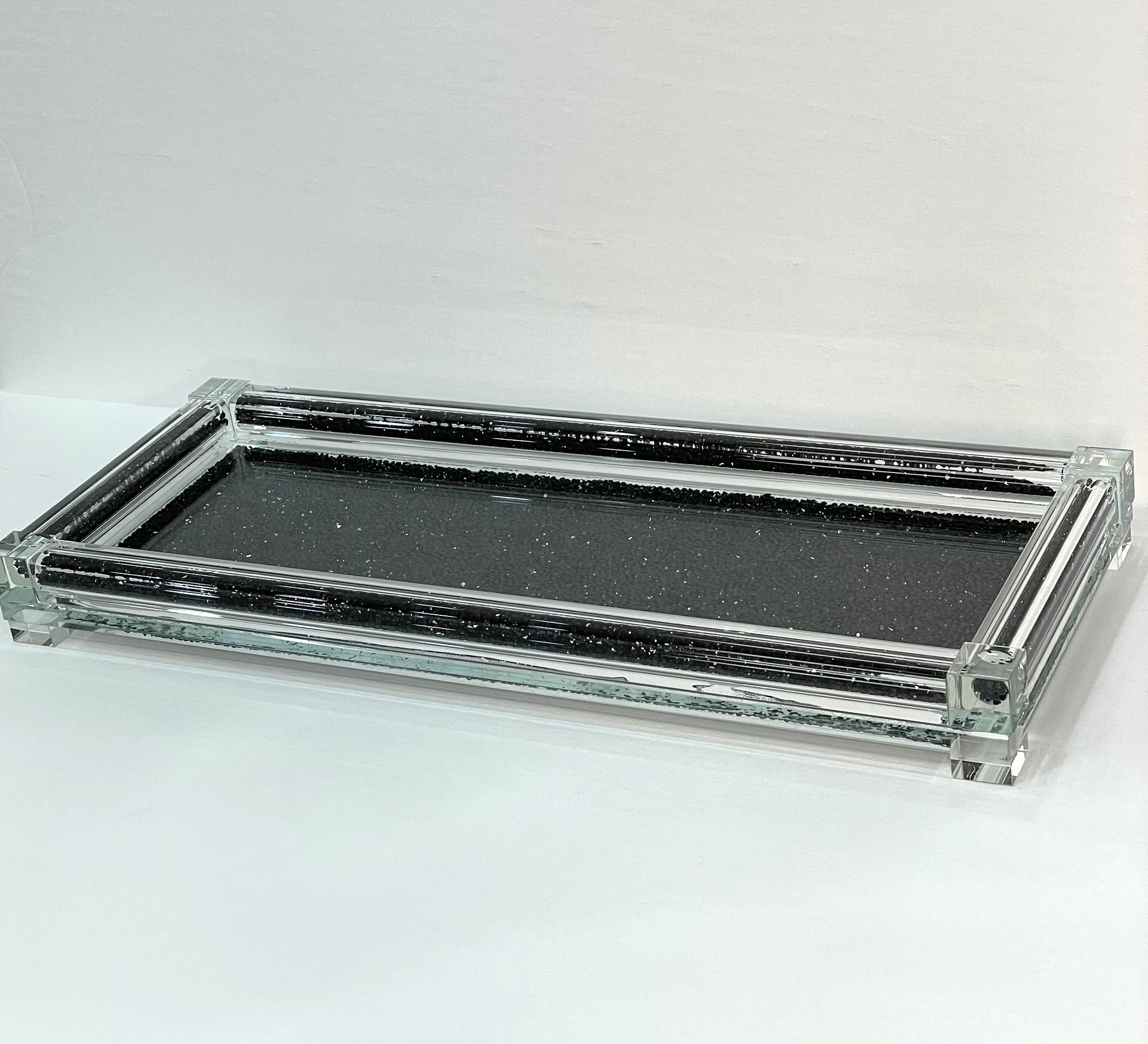 Ambrose Exquisite Large Glass Tray in Gift Box