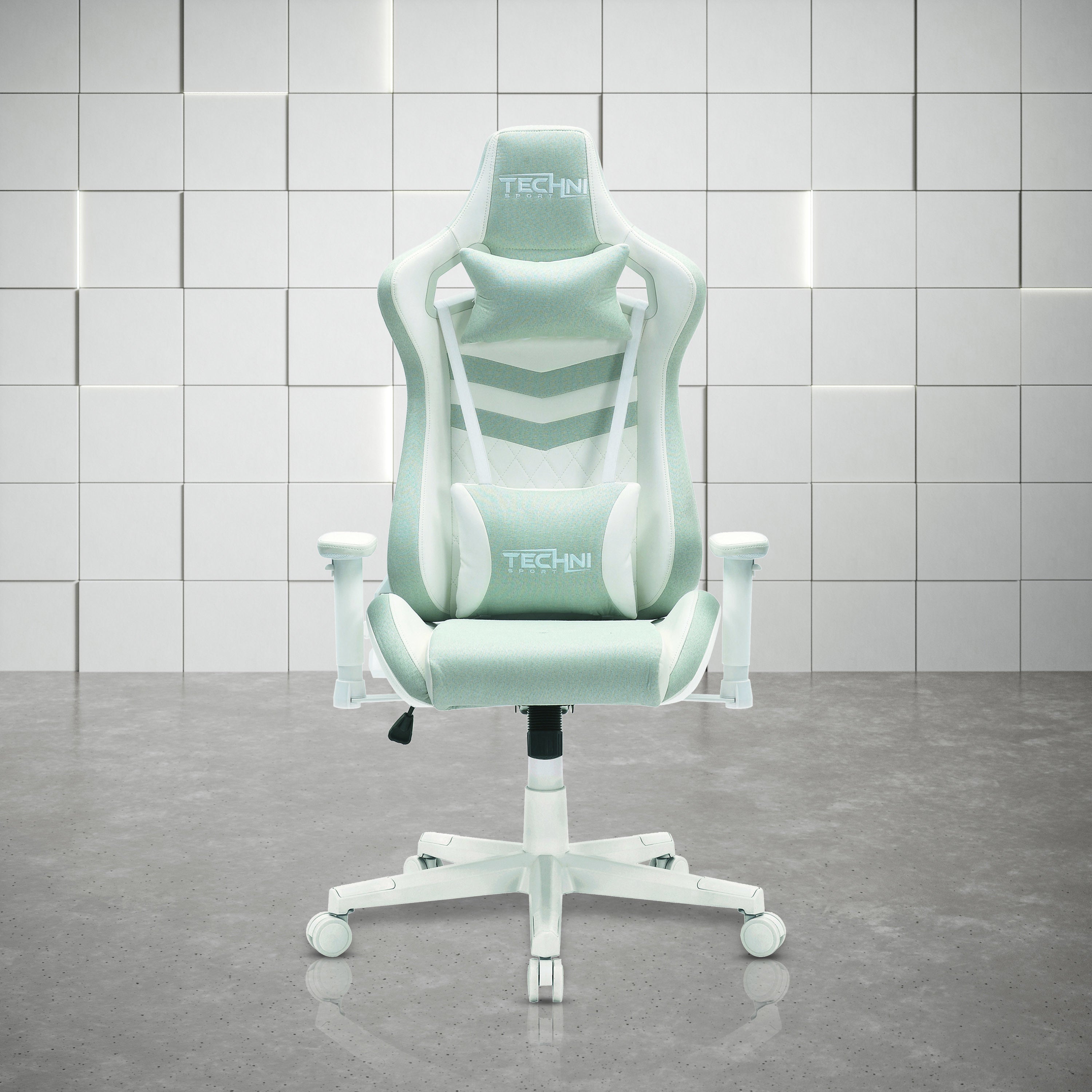 Techni Sport TS86 Ergonomic Pastel Gaming Chair, Mint