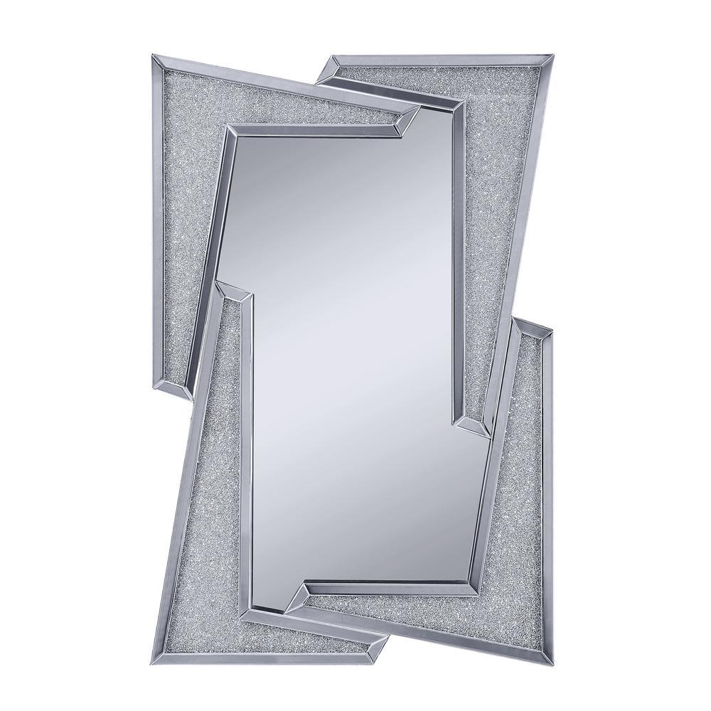 ACME Noralie Wall Decor in Mirrored & Faux Diamonds 97571