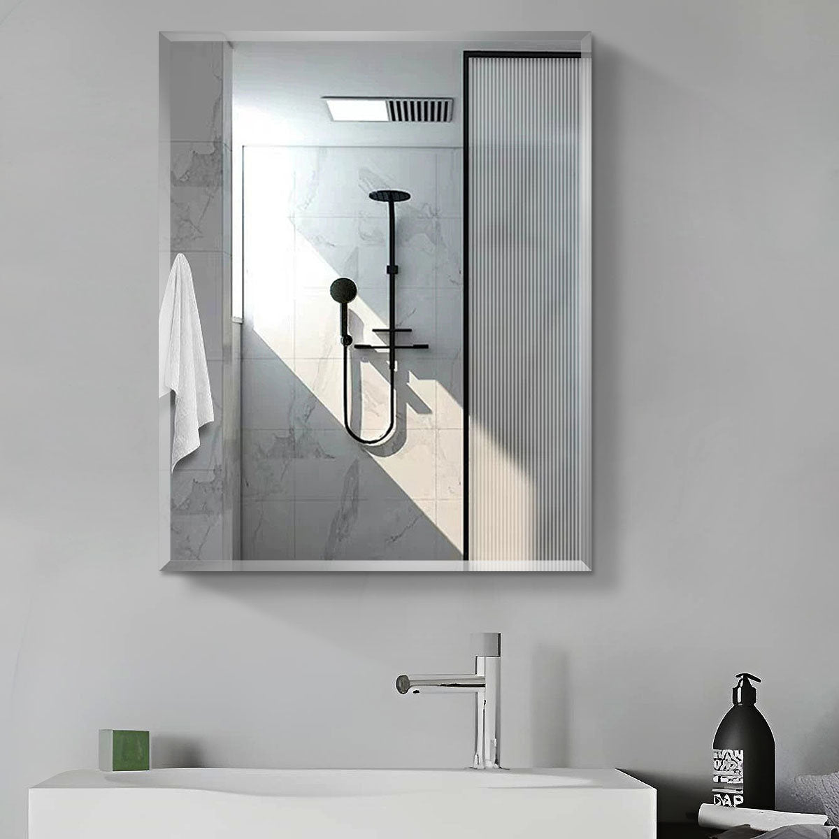 24x30 inch Medicine Cabinet with Mirror bathroom Large storage Recessed Mount or Wall Mount