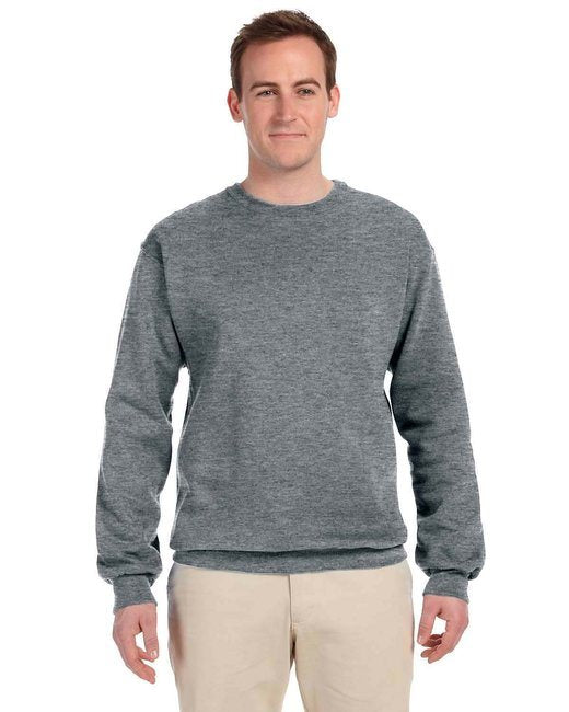 Adult Supercotton™ Fleece Crew - BLACK - S
