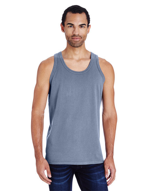 Unisex Garment-Dyed Tank - BLACK - S