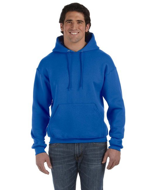 Adult Supercotton™ Pullover Hooded Sweatshirt - TRUE RED - 2XL