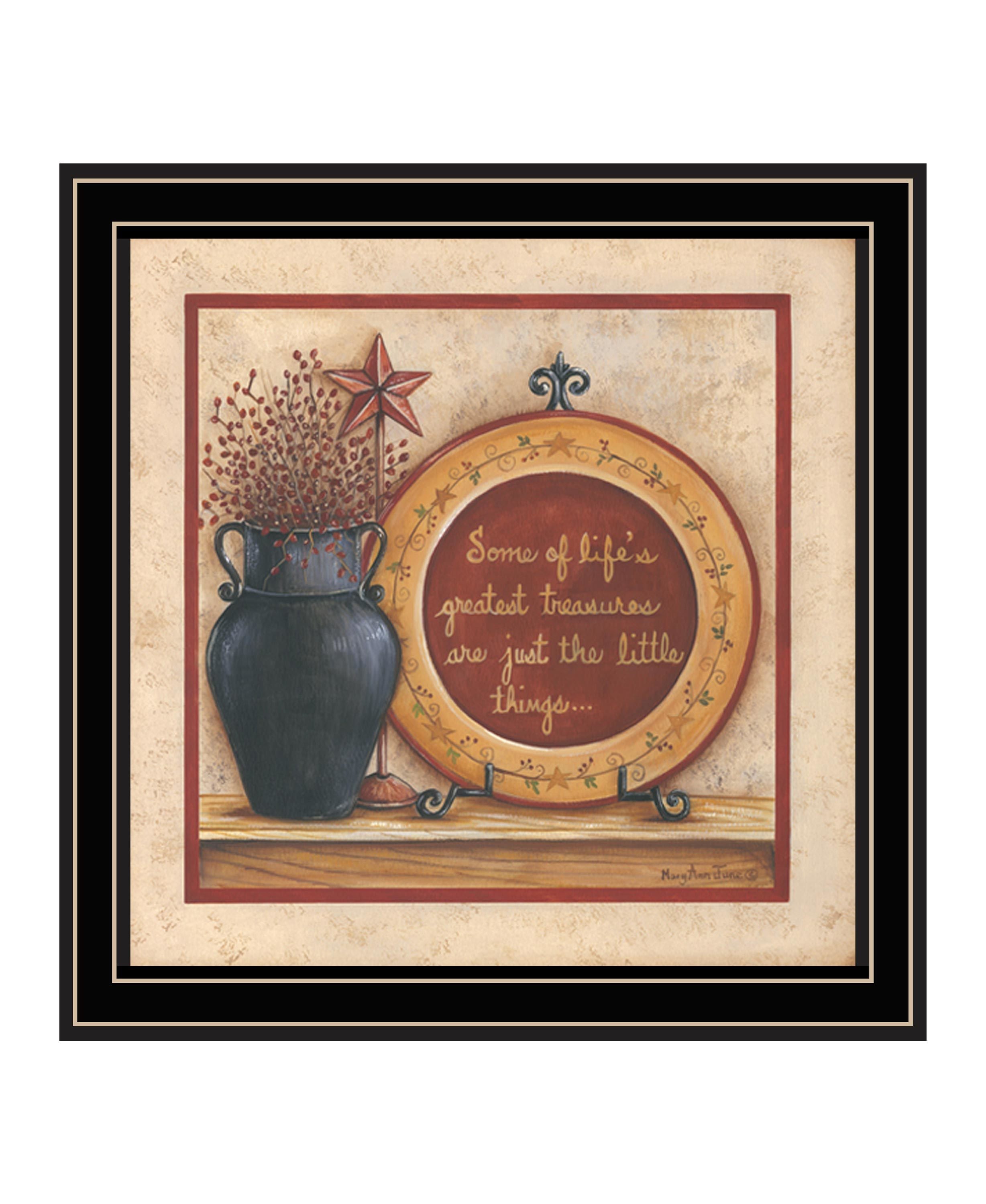 "Greatest Treasures" by Mary Ann June, Ready to Hang Framed Print, Black Frame