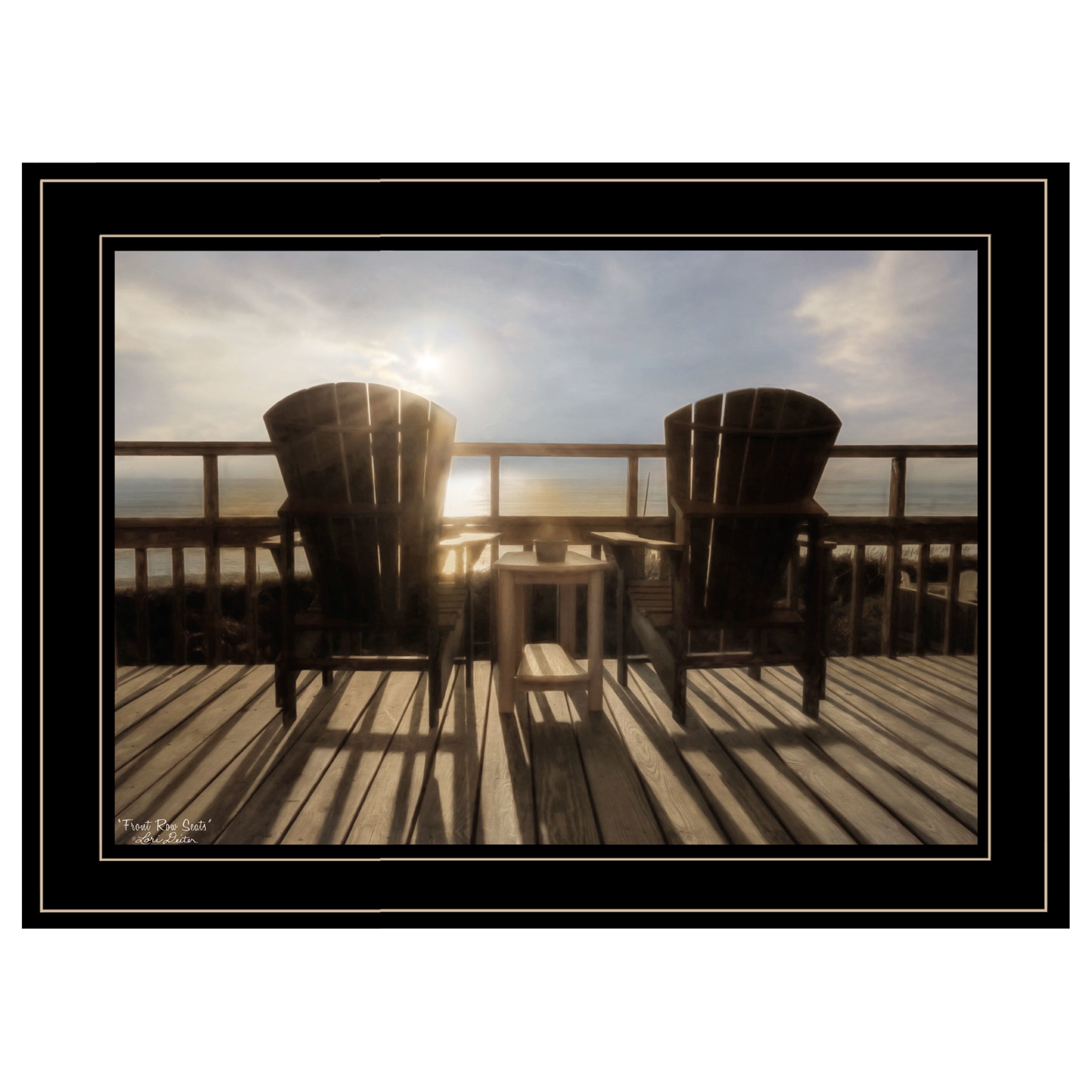 "Front Row Seats" By Lori Deiter, Ready to Hang Framed Print, Black Frame