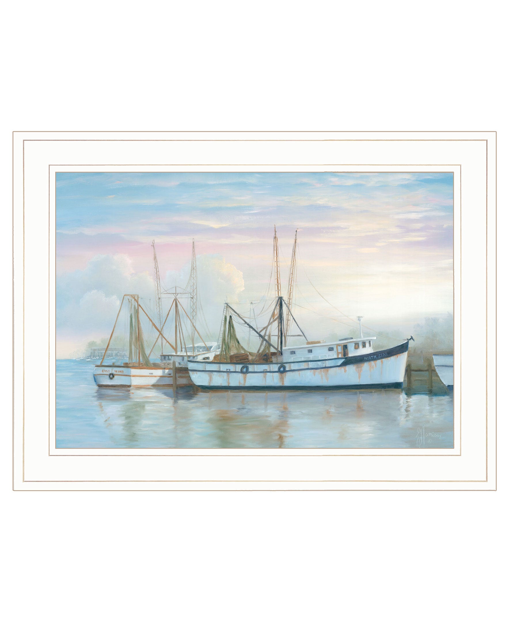 "North Star at Rest" by Georgia Janisse, Ready to Hang Framed Print, White Frame