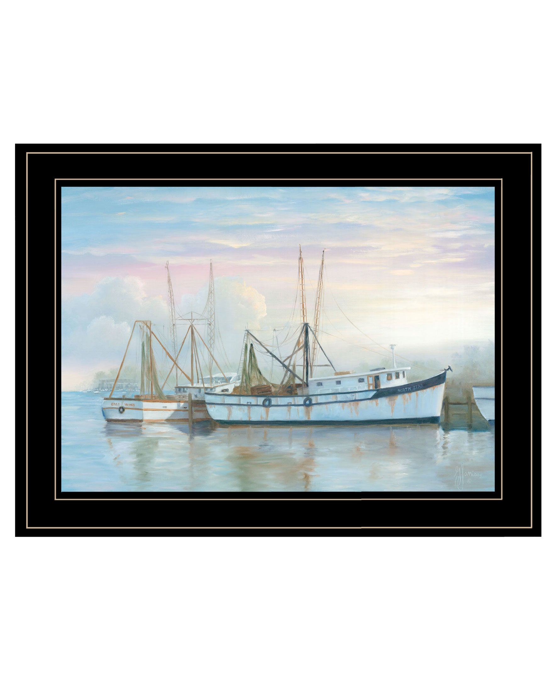 "North Star at Rest" by Georgia Janisse, Ready to Hang Framed Print, Black Frame