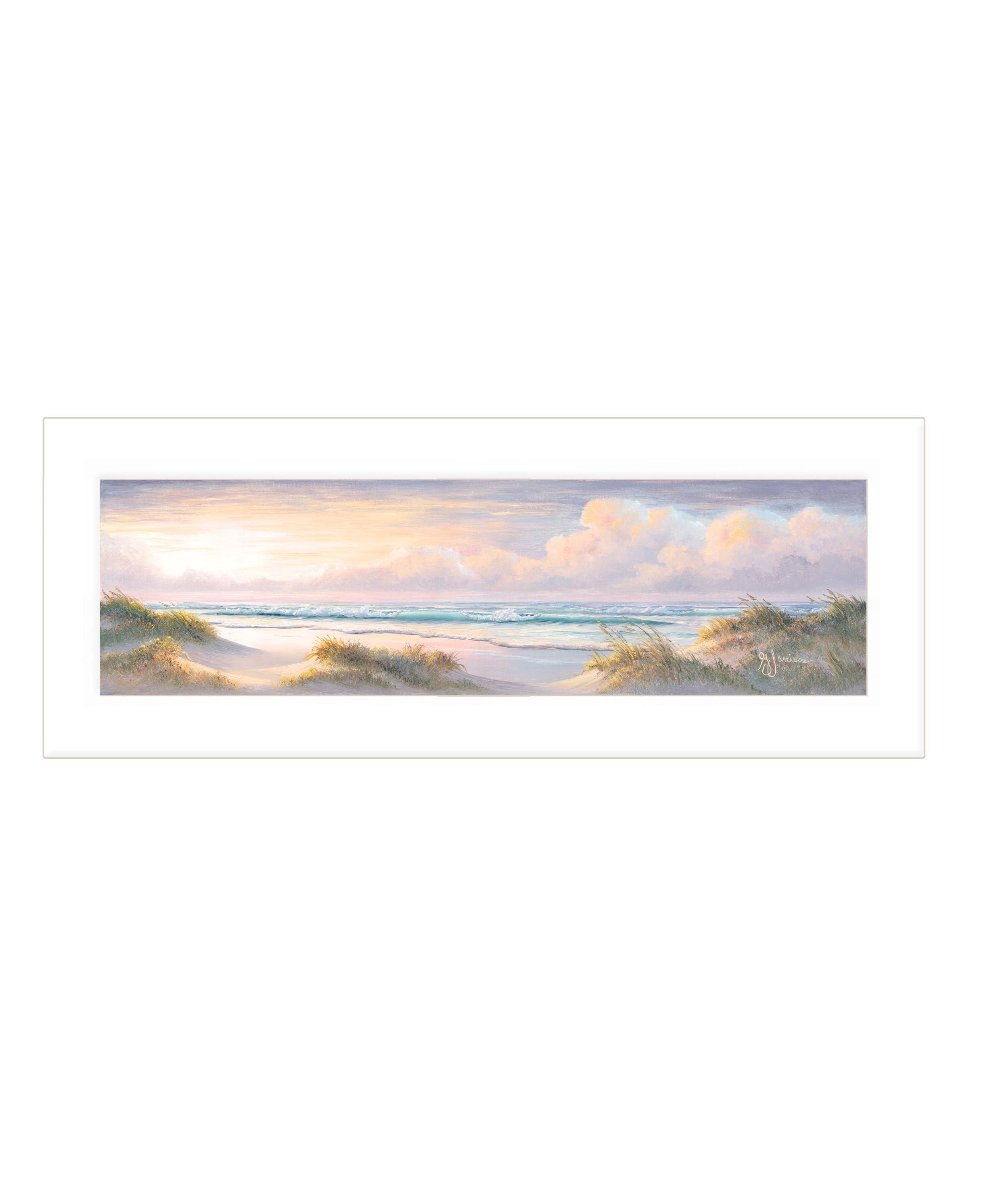 "Seascape II" by Georgia Janisse, Ready to Hang Framed Print, White Frame