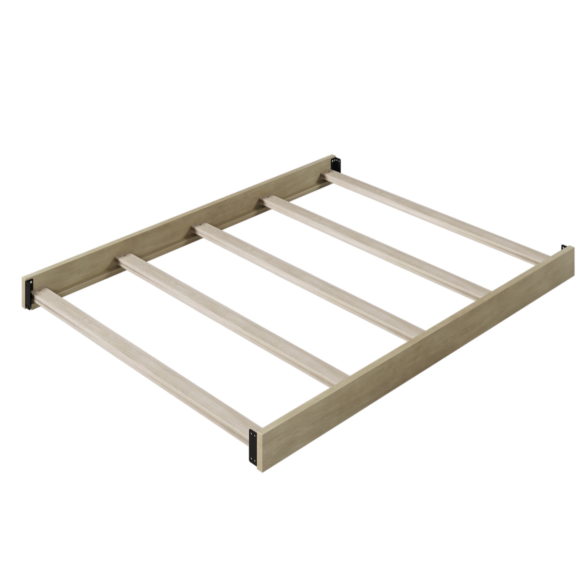 Full Size Conversion Kit Bed Rails for Convertible Crib, Stone Gray