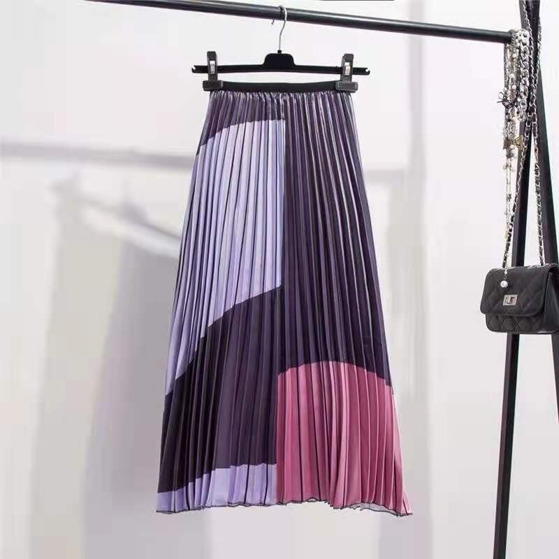 Sexy Pleated Long Skirt