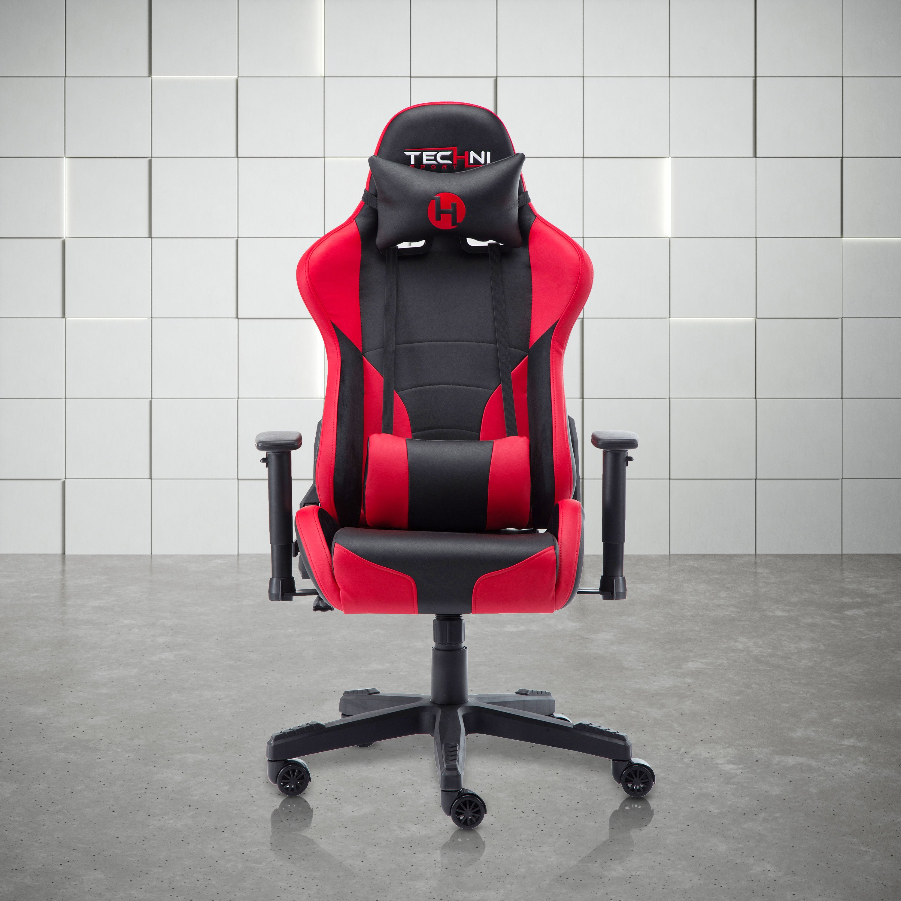 Techni Sport TS-90 Office-PC Gaming Chair, Red