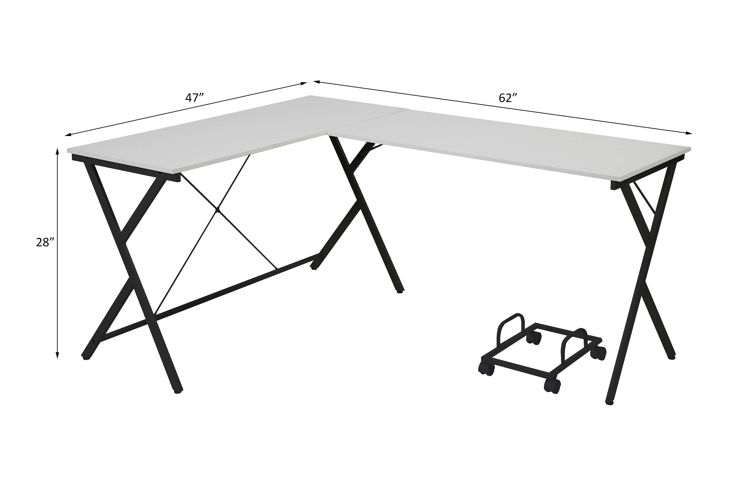 ACME Dazenus Computer Desk in Black Finish OF00049