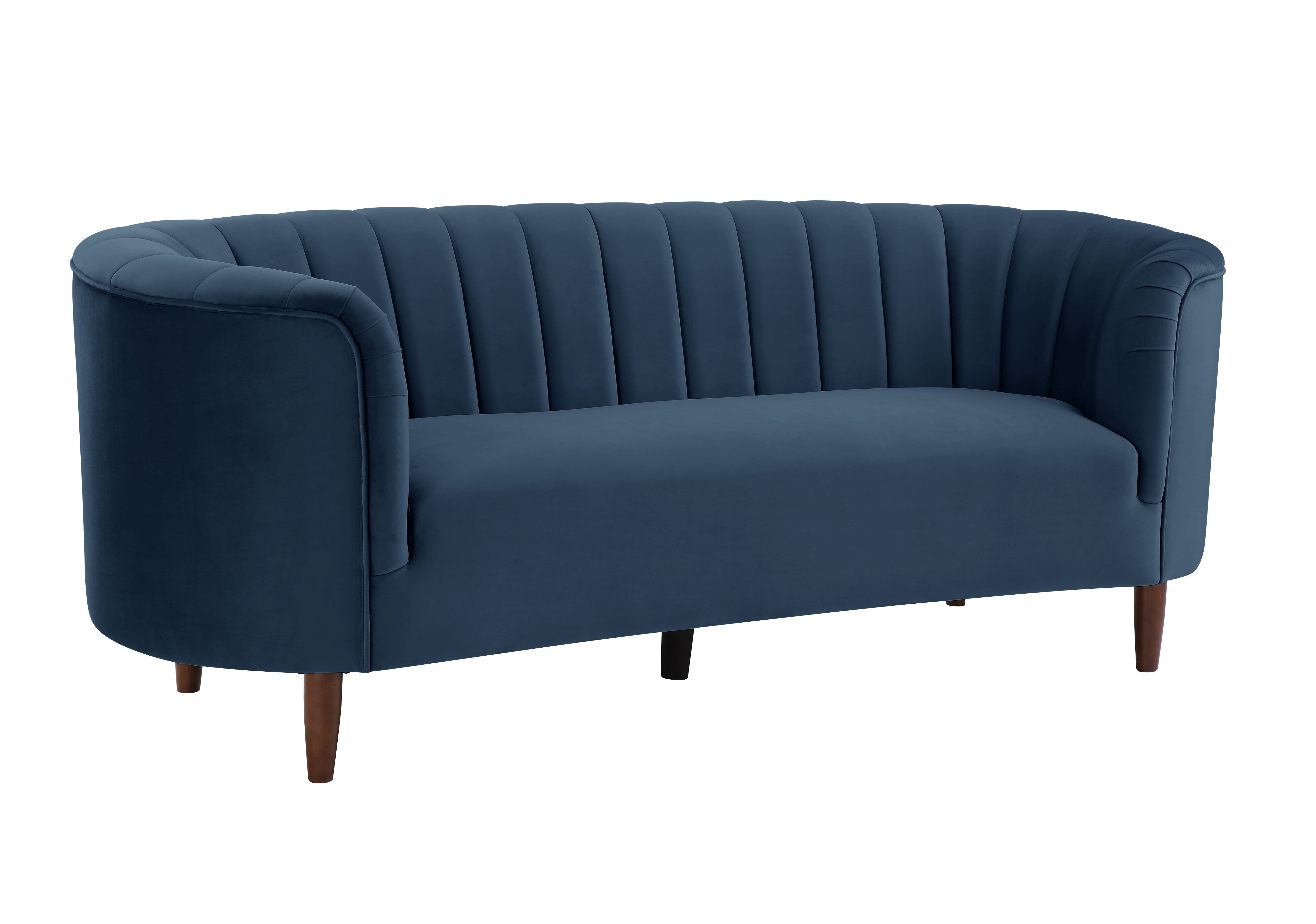 ACME Millephri Sofa in Blue Velvet LV00169