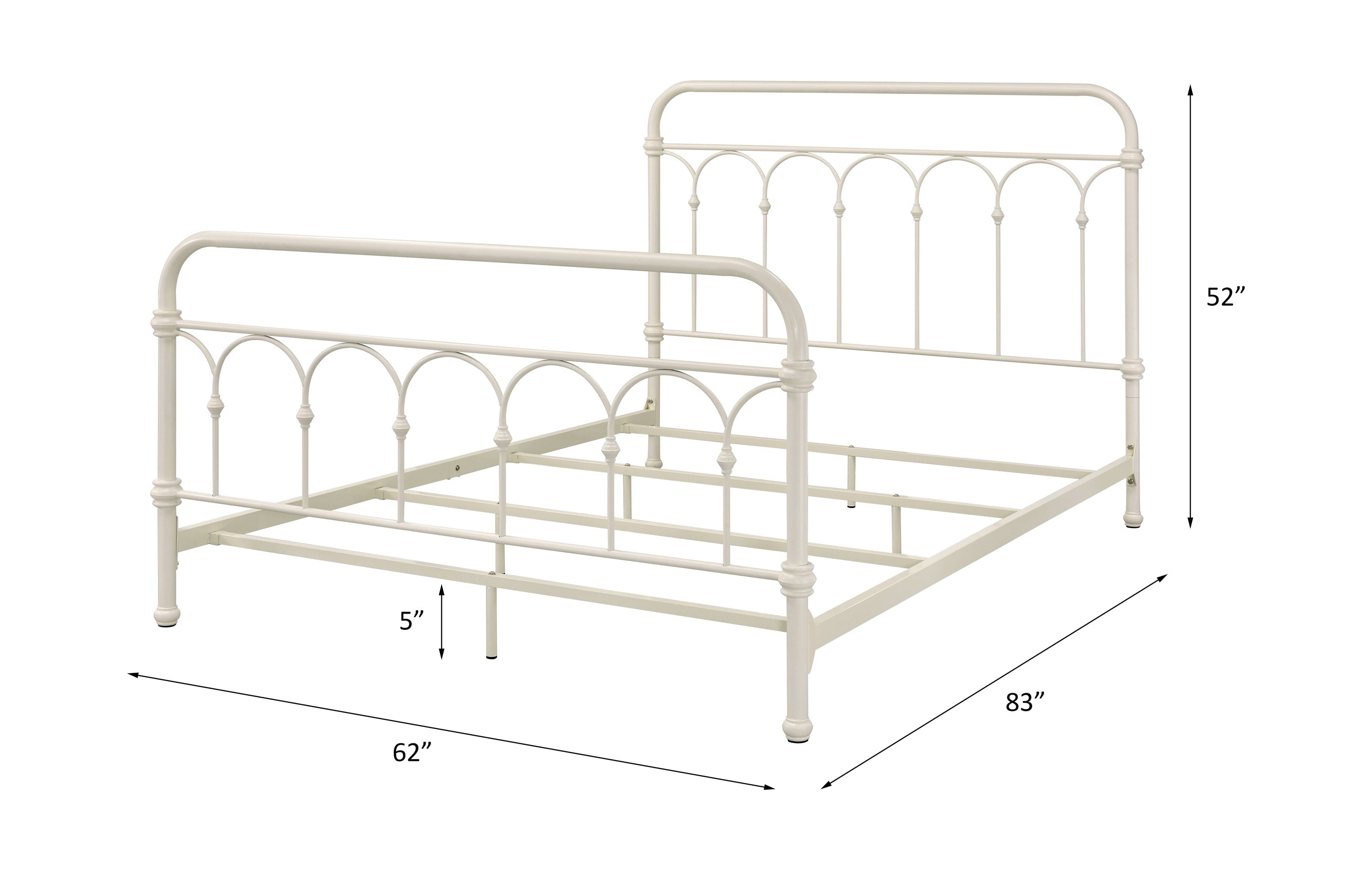 ACME Citron Queen Bed, White Finish BD00132Q