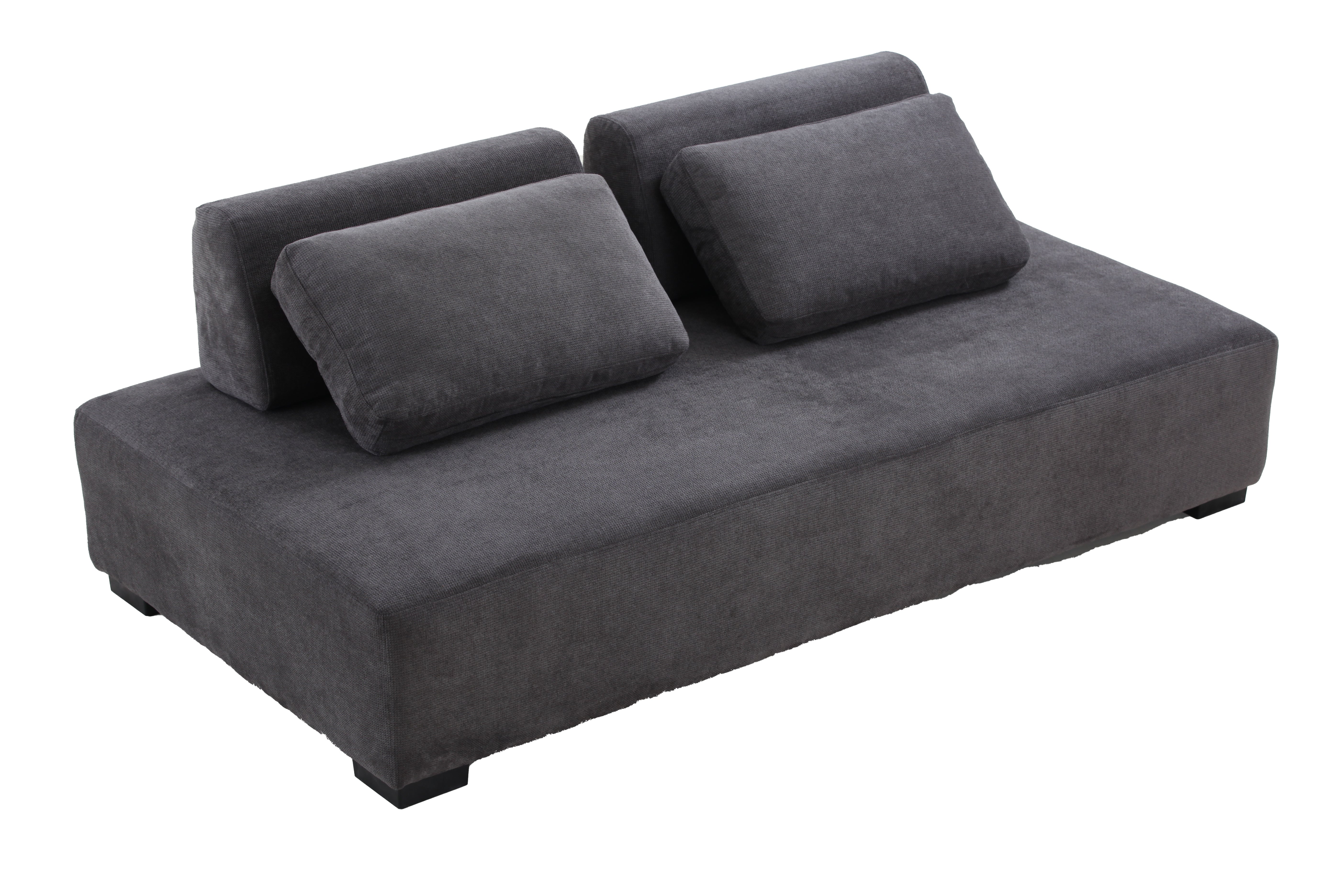 85.4'' Minimalist Sofa 3-Seater Couch for Apartment, Business Lounge, Waiting Area, Hotel Lobby Grey