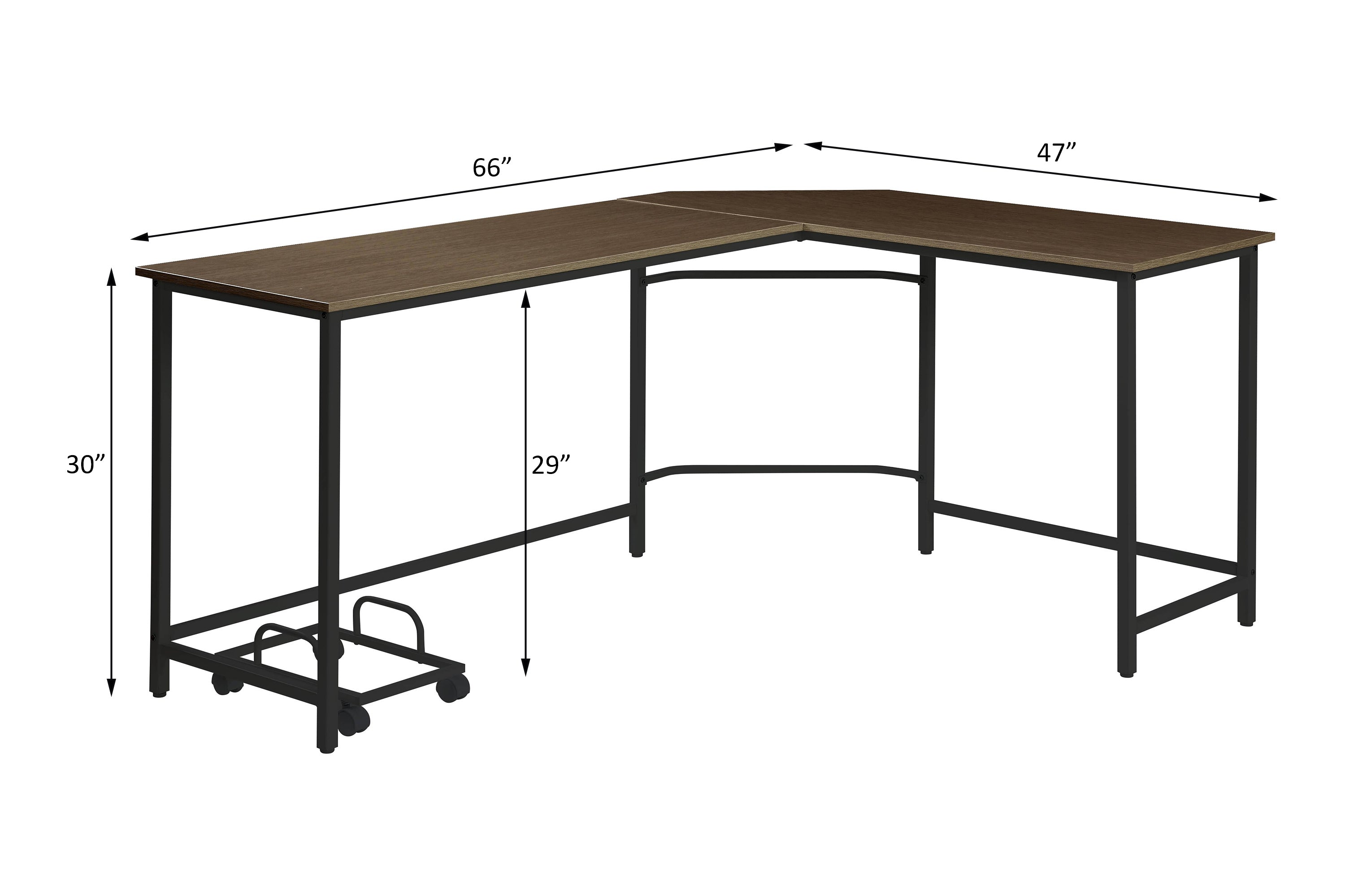 ACME Dazenus Computer Desk, Black Finish OF00042