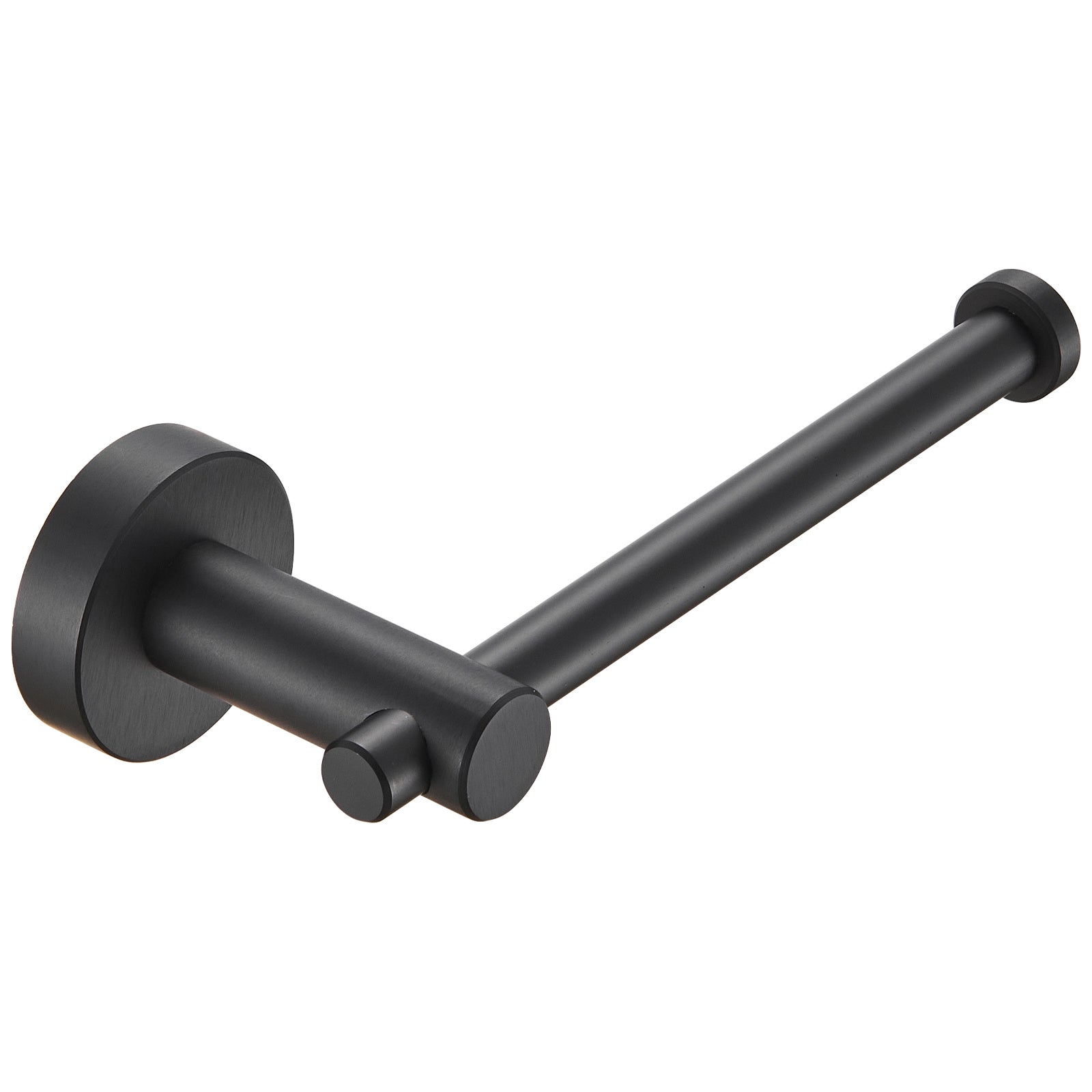 Toilet Paper Holder Matte Black Thicken Space Aluminum Toilet Roll Holder for Bathroom, Kitchen, Washroom Wall Mount