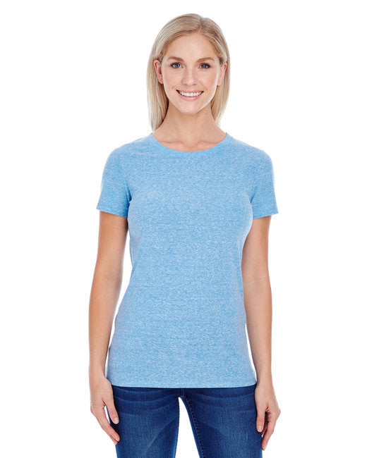Ladies' Triblend Short-Sleeve T-Shirt - CREAM TRIBLEND - 2XL