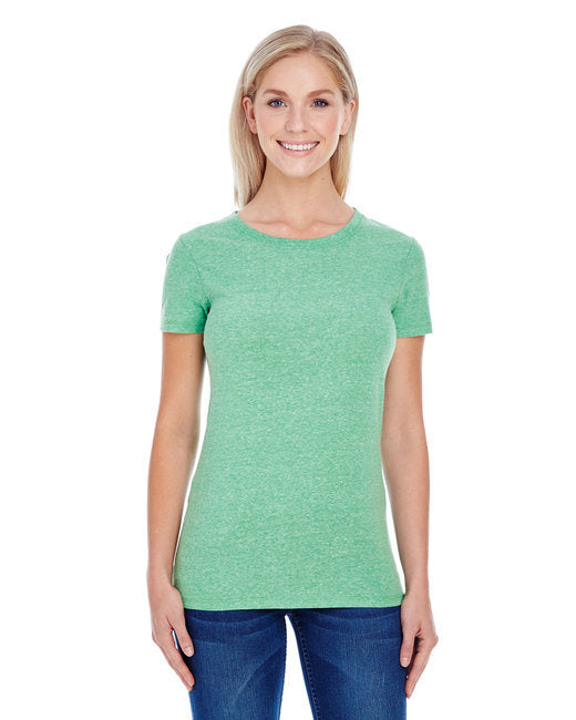Ladies' Triblend Short-Sleeve T-Shirt - CREAM TRIBLEND - 2XL
