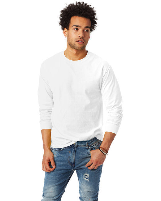 Unisex 6.1 oz. Tagless® Long-Sleeve T-Shirt - ASH - S