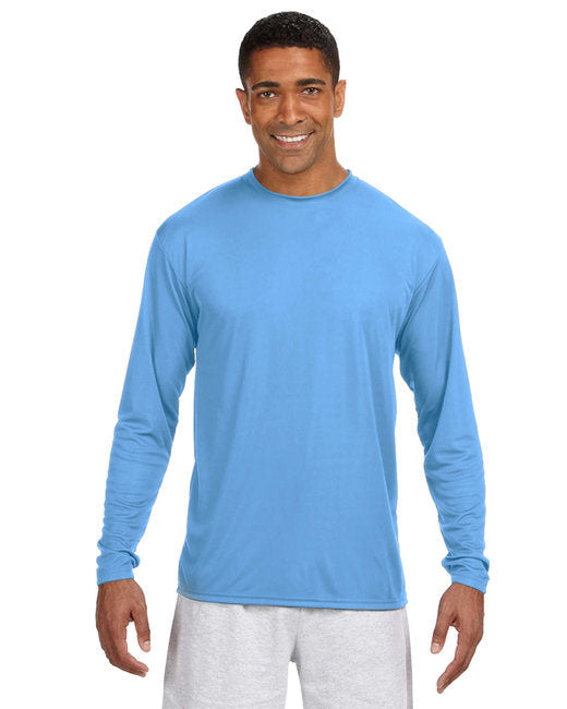 Men's Cooling Performance Long Sleeve T-Shirt - ATHLETIC ORANGE - S