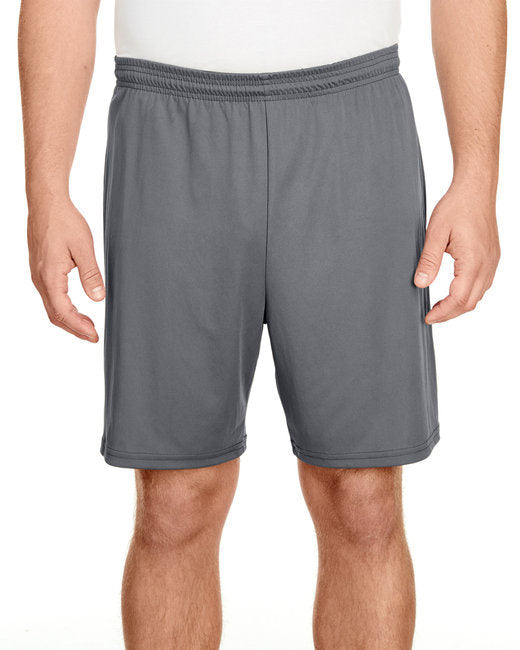 Adult 7" Inseam Cooling Performance Shorts - GRAPHITE - S