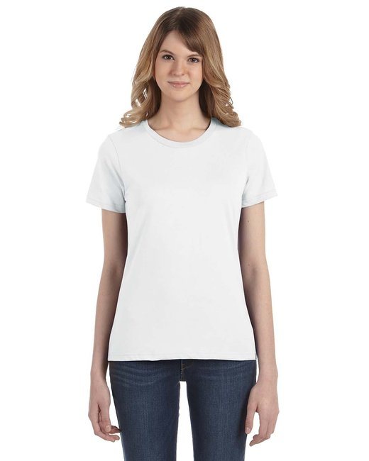 Ladies' Lightweight T-Shirt - WHITE - 3XL