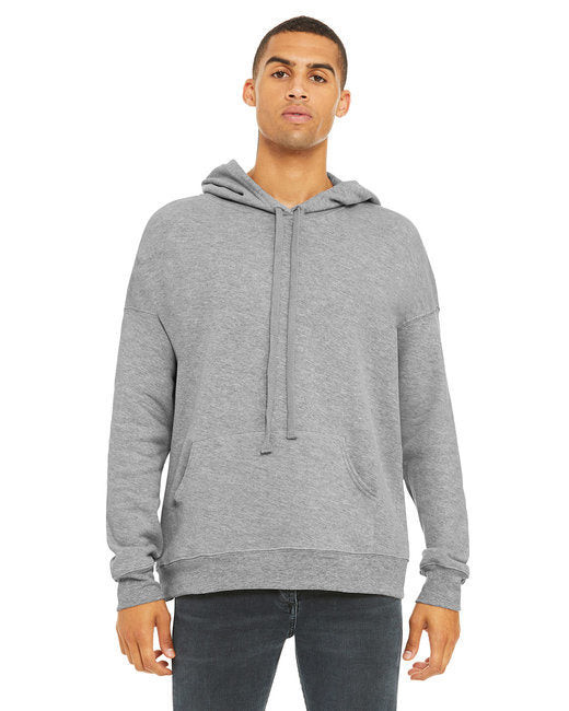 Unisex Sponge Fleece Pullover DTM Hoodie - DARK GREY - XS