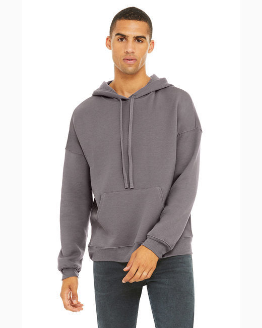 Unisex Sponge Fleece Pullover DTM Hoodie - DARK GREY - XS