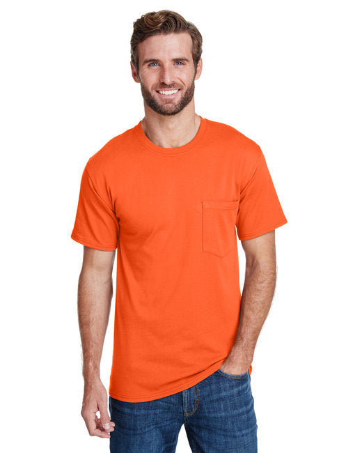 Adult Workwear Pocket T-Shirt - BLACK - S
